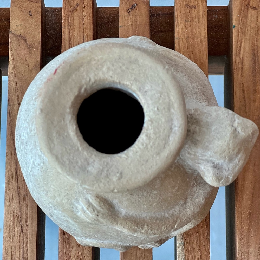 Mayan hand forged pottery/vase/vessel - Picture 2 of 6